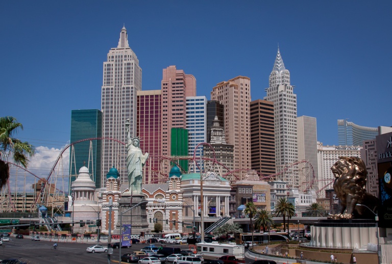 The New York New York Hotel am Las Vegas Boulevard