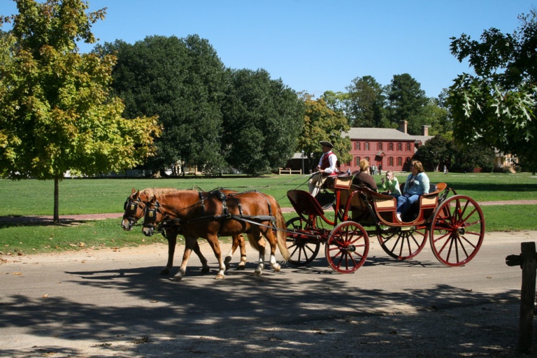 Postkutsche in Colonial Williamsburg