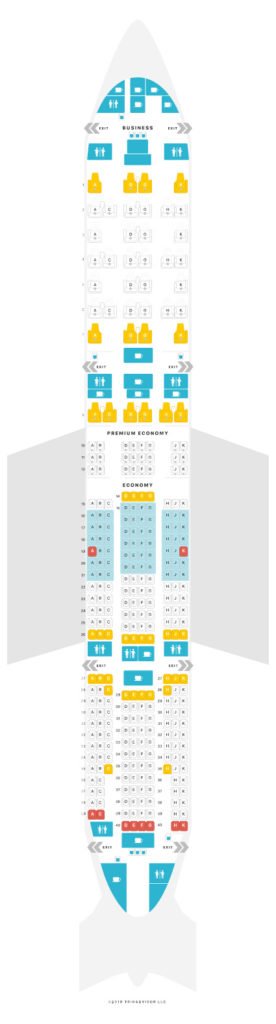 Screenshot from Seatguru.com